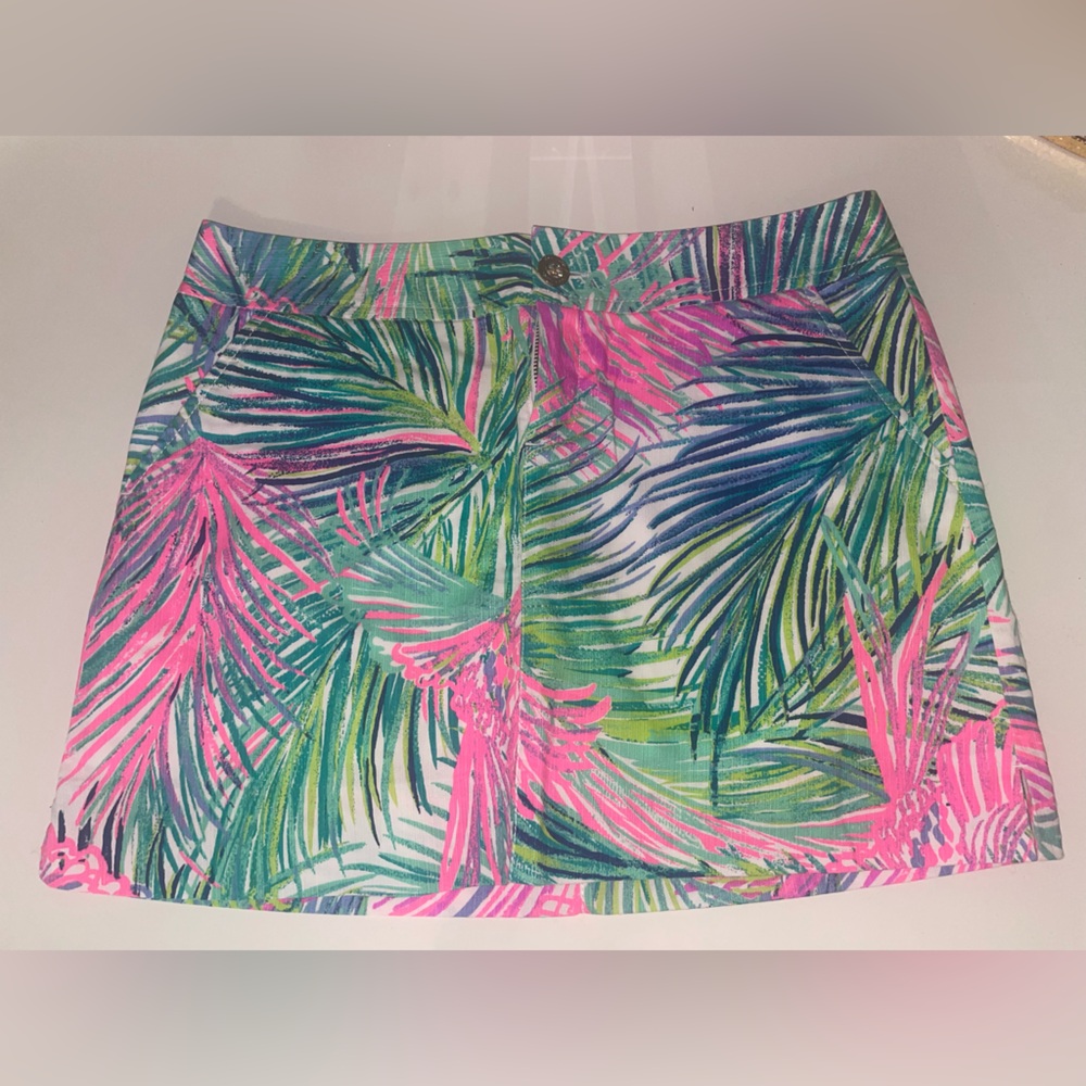 Lilly Pulitzer palm frond skort